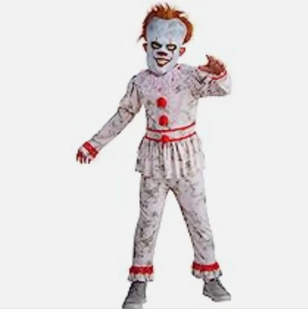 Evil Dancing Clown Child Costume By Palamon Size Medium 8/10